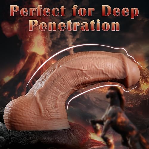 Miniatura 4 de Consolador de caballo extra grande de 14 pulgadas, consolador grande de 3.85 pulgadas de diámetro, consolador grande de monstruo grande con fuerte