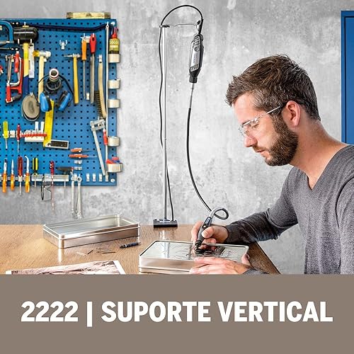 Miniatura 5 de Dremel 2222 Soporte para herramientas de eje flexible, soporte de herramientas de eje flexible para sostener Dremel Flexible Shaft (225) Accesorio