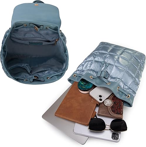 Miniatura 4 de Montana West Western - Mochila para mujer, impermeable, mochila casual para viajes con computadora portátil, A1-classic Azul, Mochilas de viaje