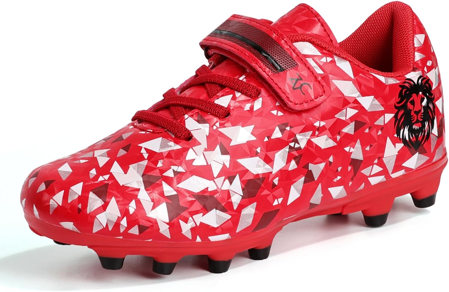 ZVC Kids Soccer Cleats Boys Girls Soccer Shoes Outdoor Firm Ground Youth Football Cleats for Little Kid/Big Kid