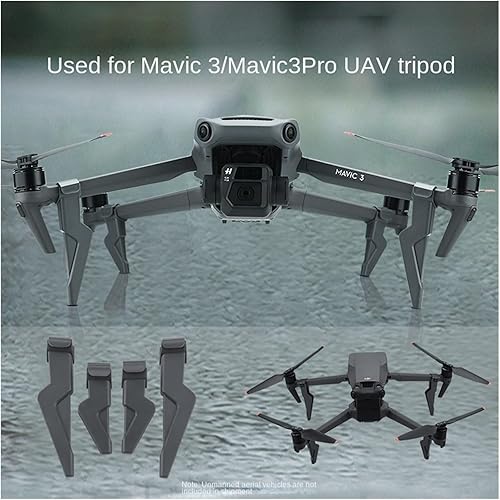 Miniatura 2 de SeiZed Drone Foot Stand Elevated Landing Gear Protection Bracket Fixation for D-JI Mavic 33 PRO