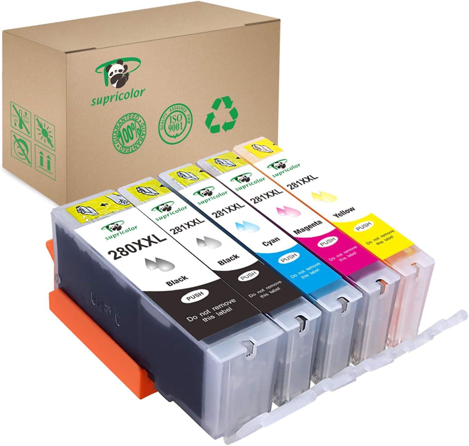 PGI-280XL CLI-281XL Ink Cartridges, Use with PIXMA TR8620 TR8520 TS9120 TR7520 TS6120 TS8120