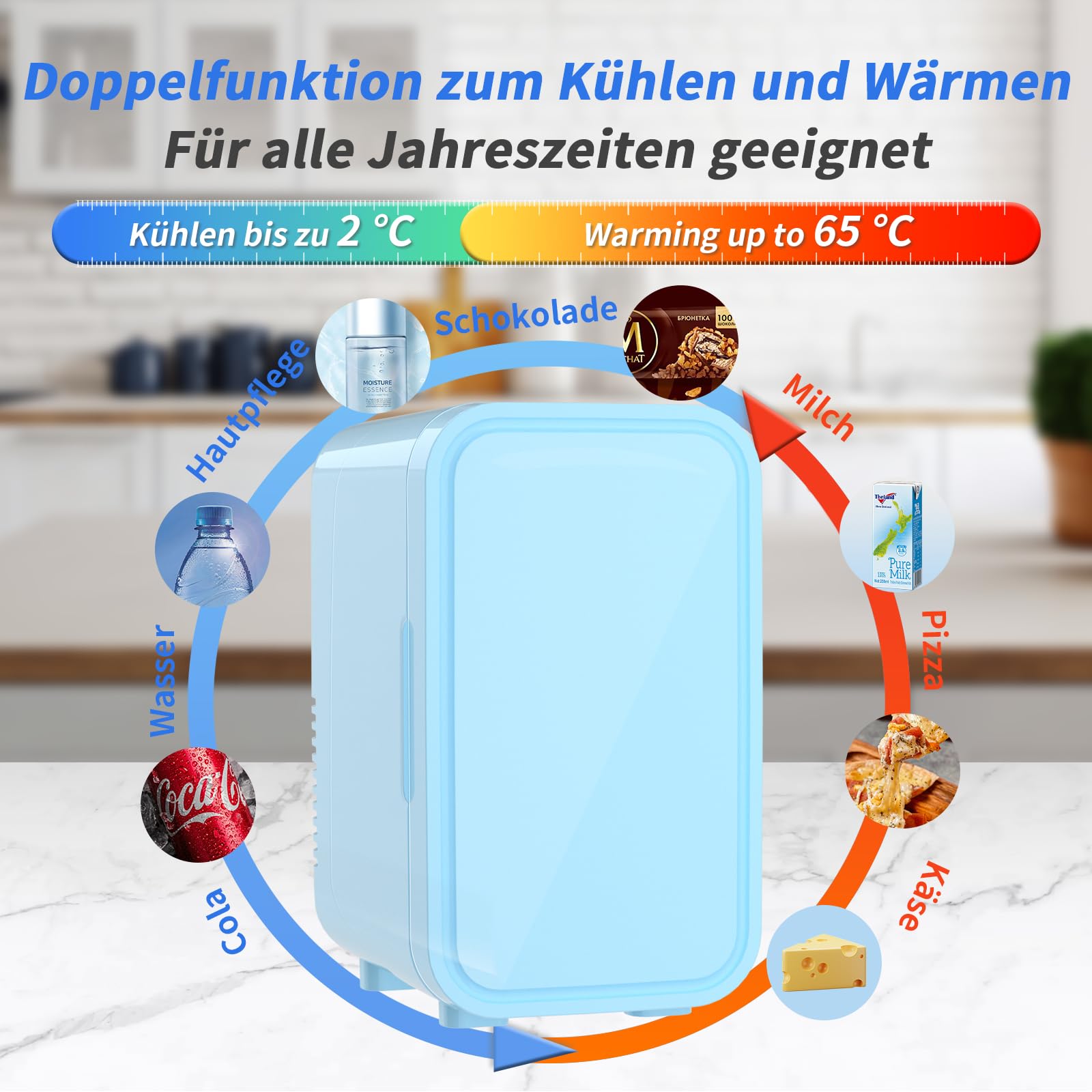 Yashe Mini-Kühlschrank – Bild 3