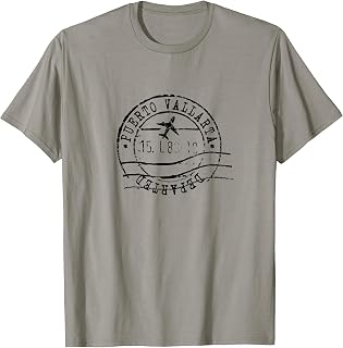 Puerto Vallarta Mexico Travel Vintage Passport Stamp T-Shirt