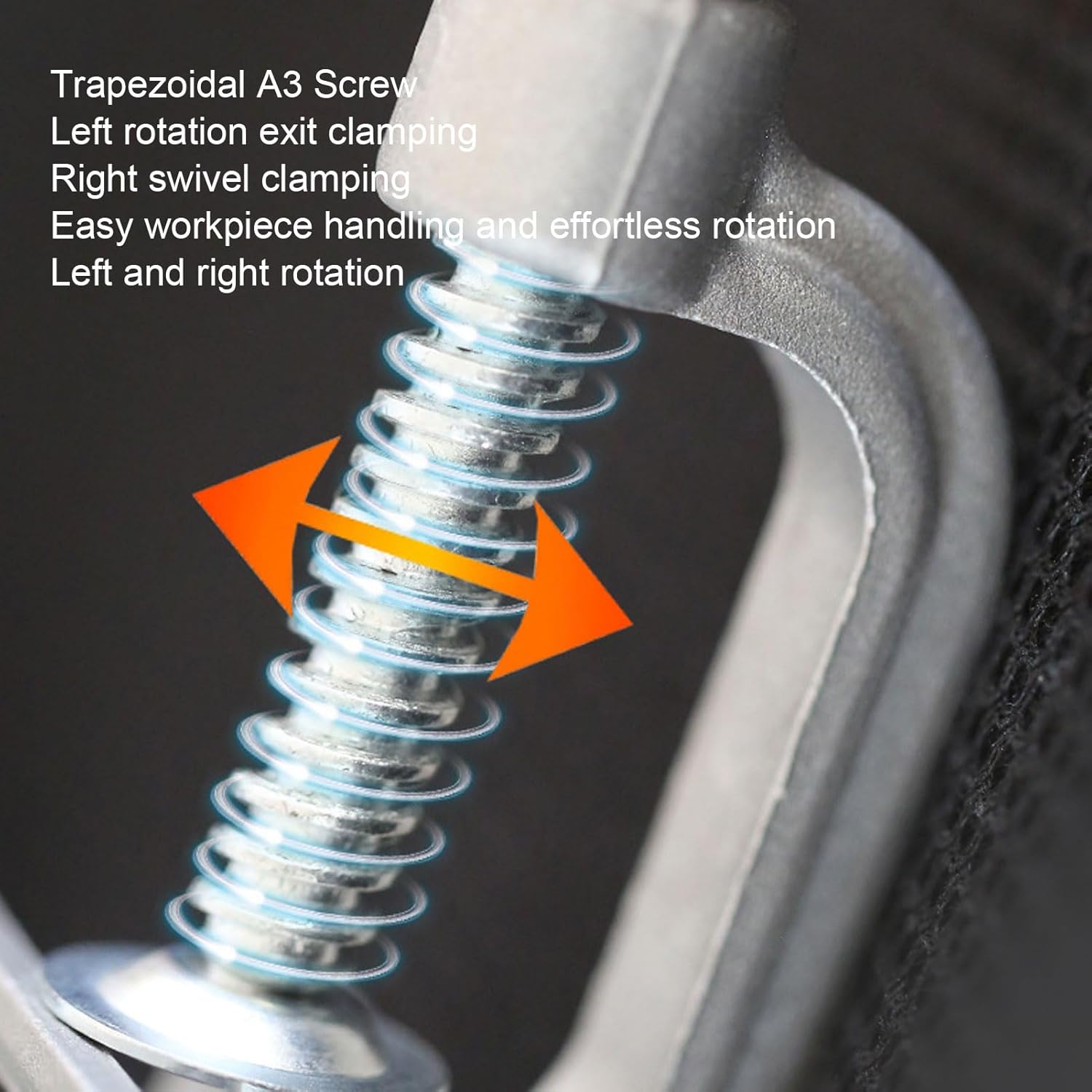 Welding Clamp Double Handle Pipe Clamp Aluminium Die Casting 10-180° Quick Release Right Angle Corner Clamp for Woodworking