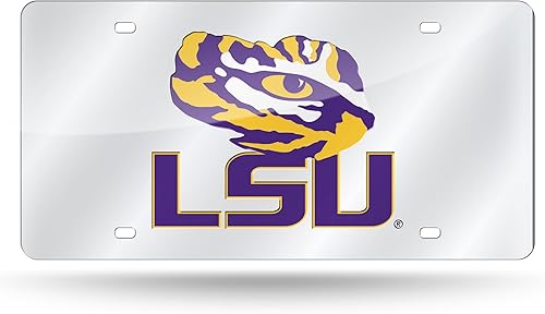 Miniatura 766 de Rico Industries Placa de matrícula de metal con incrustaciones láser de Florida Gators de la NCAA plateado,Alternativo,Negro -,Negro/Plata,Azul,azul