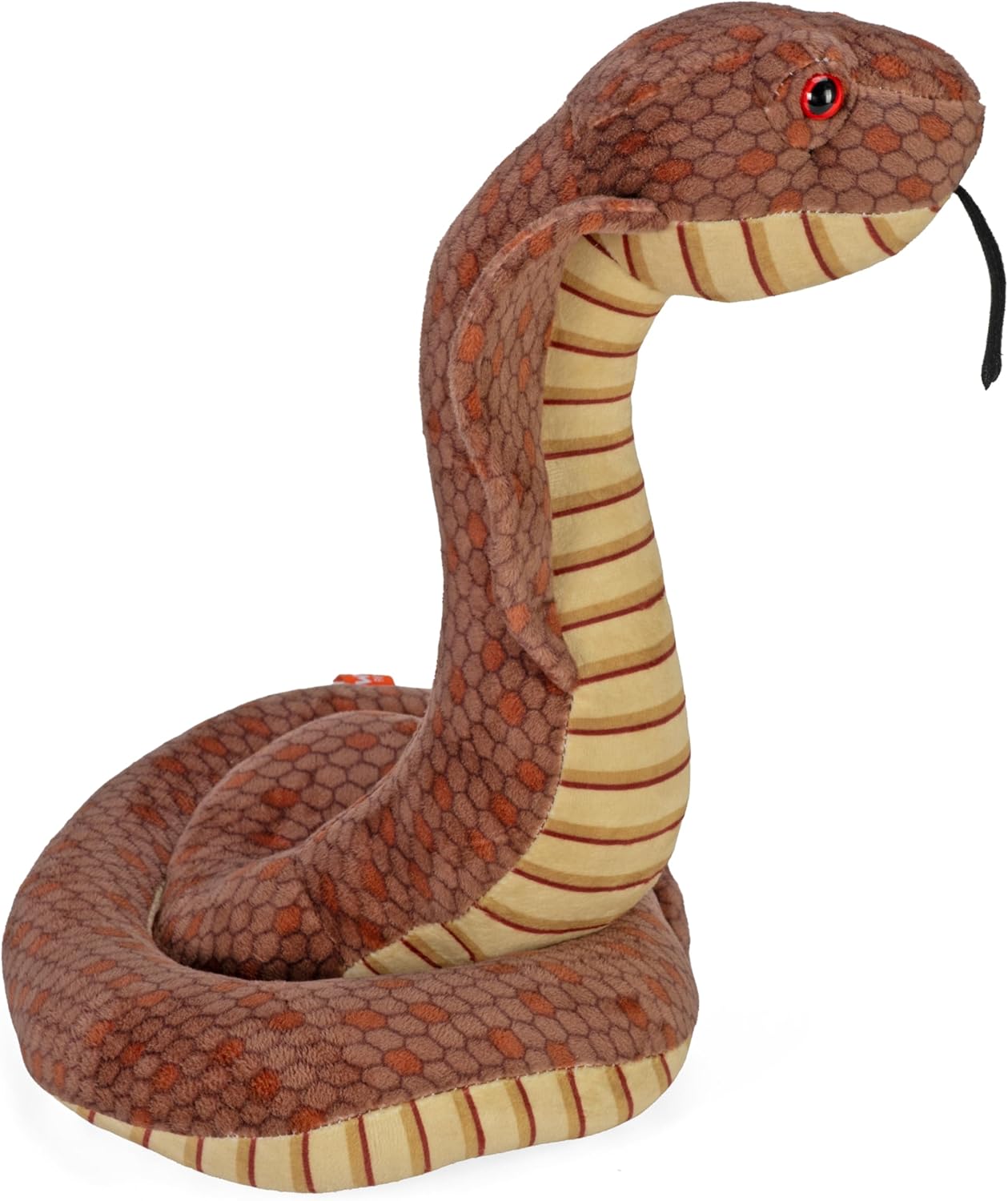 Wild Republic Cobra Plush, Stuffed Animal, Plush Toy, Gifts for Kids, Cuddlekins 12 Inches