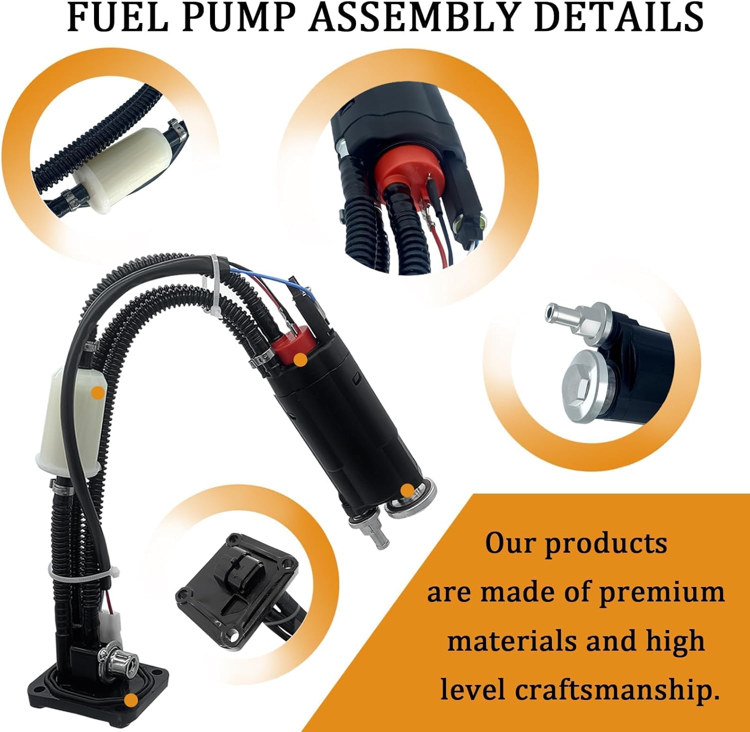 78107088000 78107088300 Fuel Pump Compatible with KTM 150 XC-W 250 300 350 450 500 EXC XC SX-F Freeride 350 2011-2021 78107088500 77707088000 79007088000
