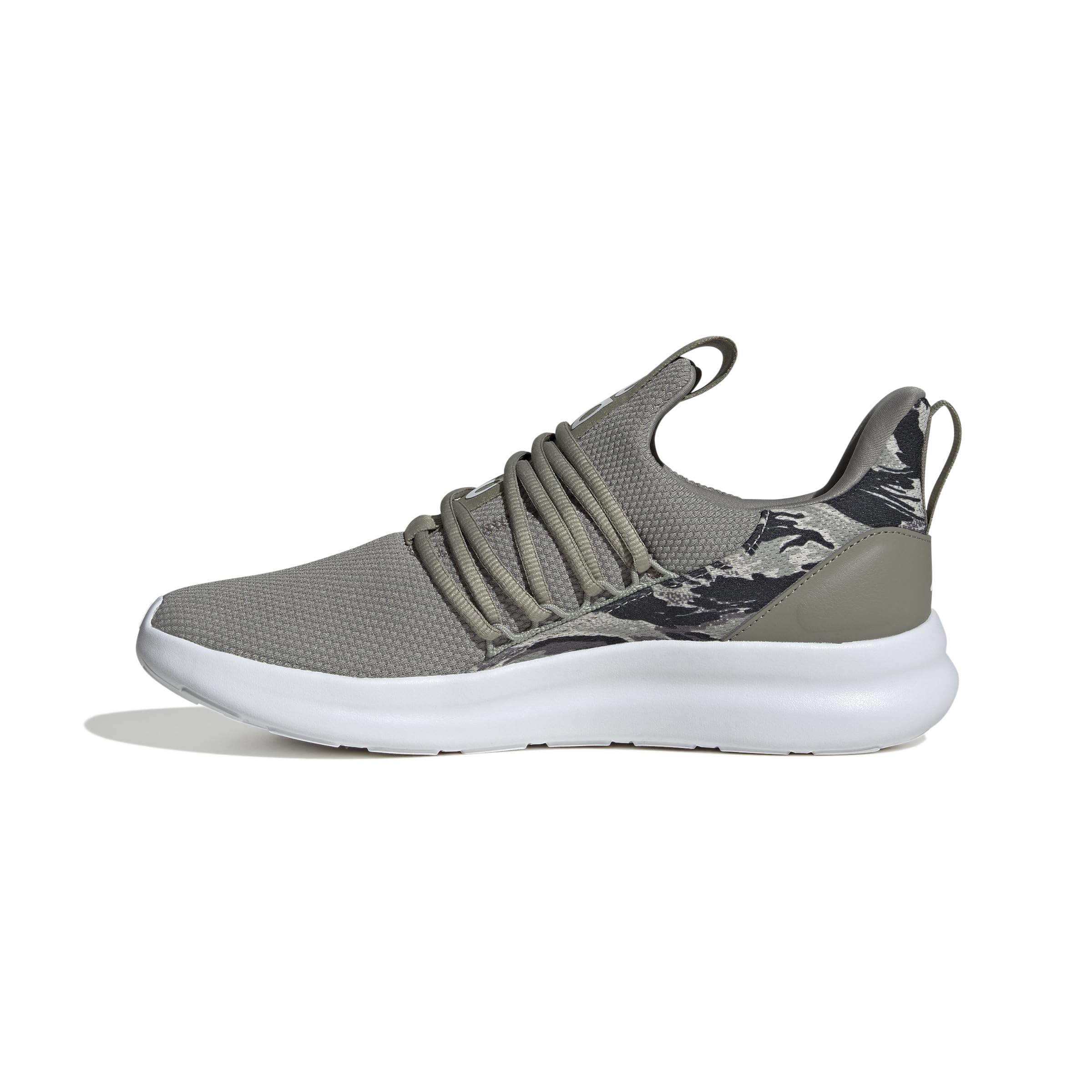 adidas Men's Lite Racer Adapt 7.0 Running Shoes 14 Silver Pebble/Silver Pebble/Silver Pebble
