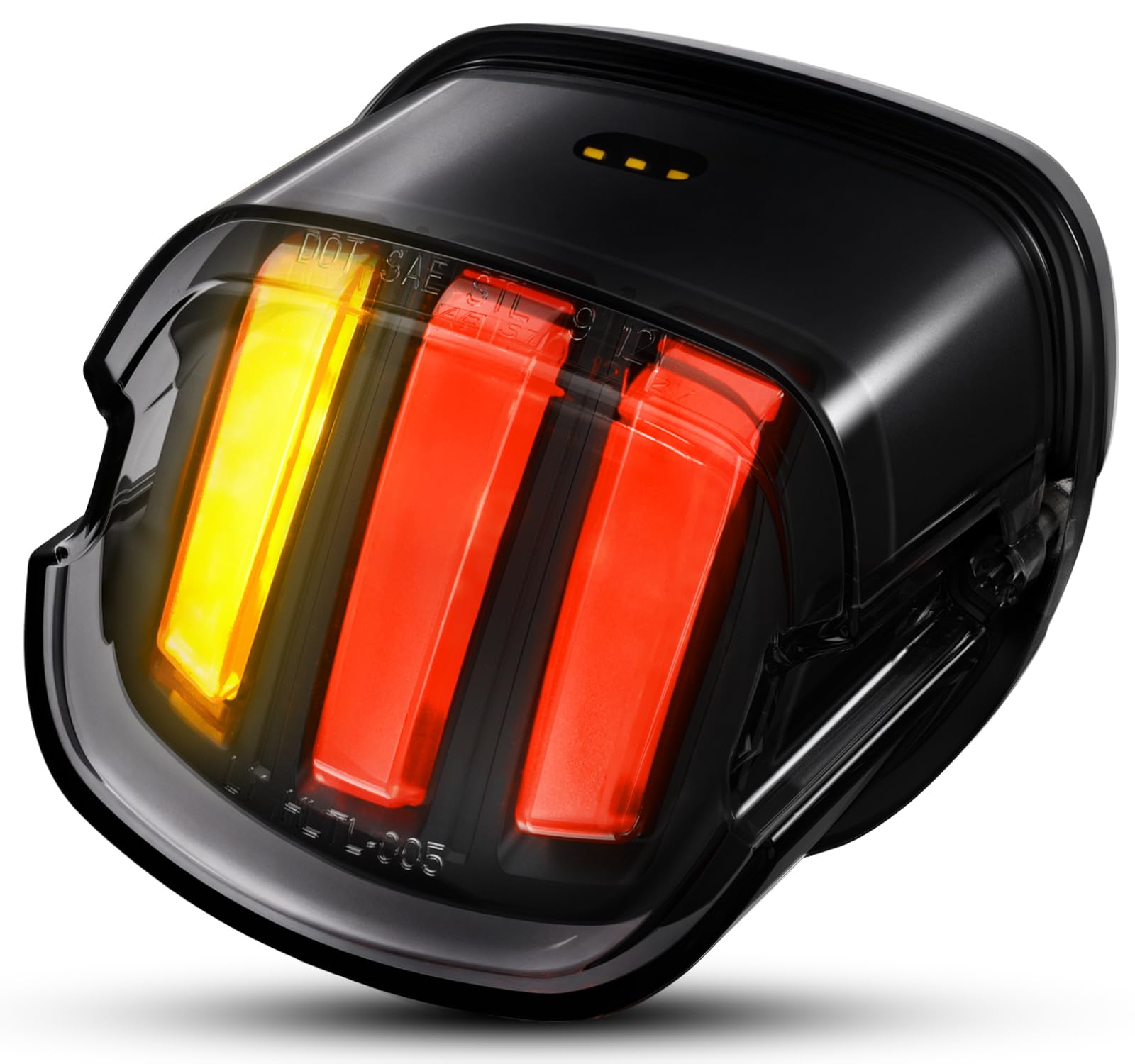 AUDEXEN Led Tail Light [Eagle Claw Design] DOT Approved with Brake Running Light Left and Right Turn Signal Compatible with Harley Sportster Dyna Softail Touring Road Glide Road King, 1 PCS