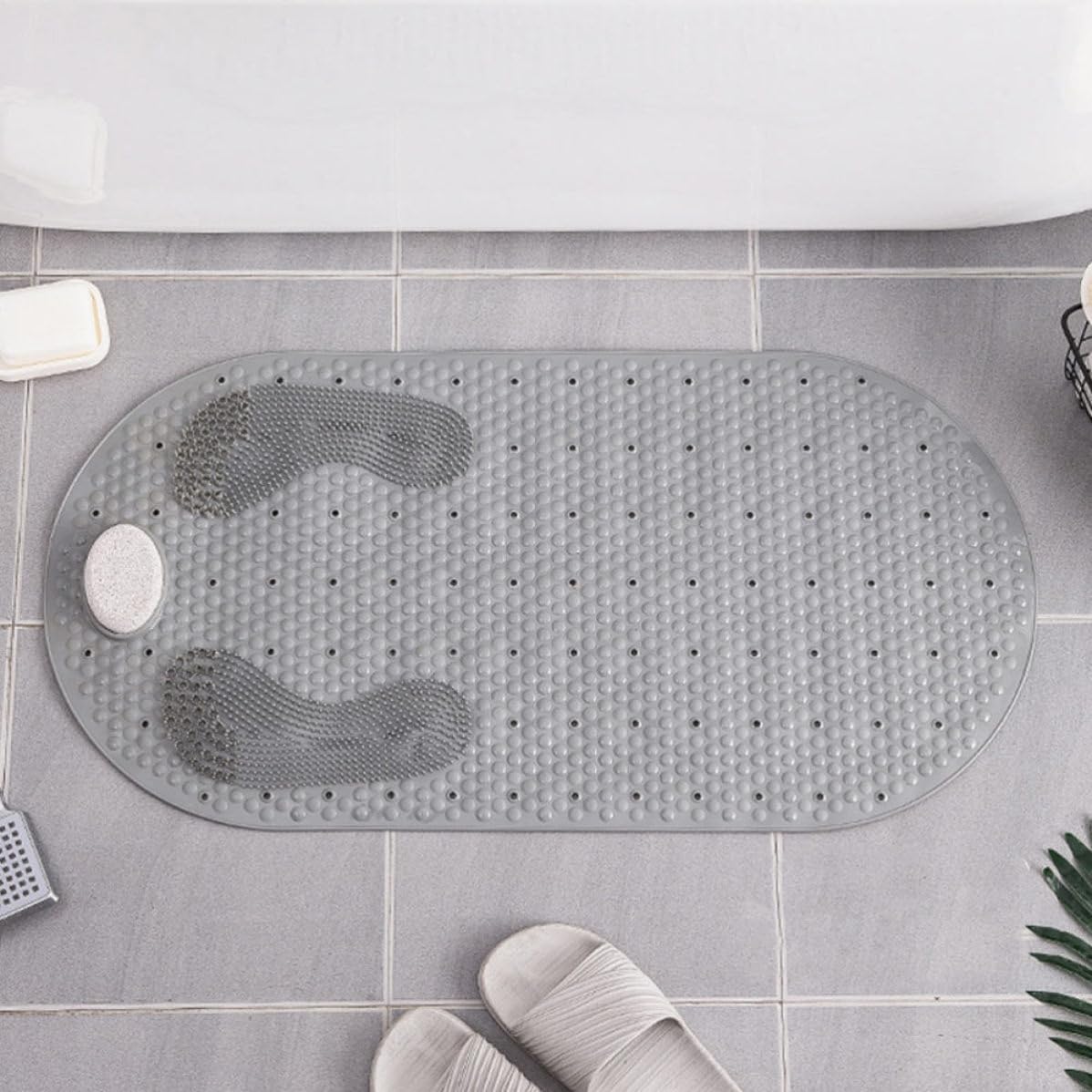 Tappetino Massaggiante Doccia Antiscivolo in Pvc 105 Ventose