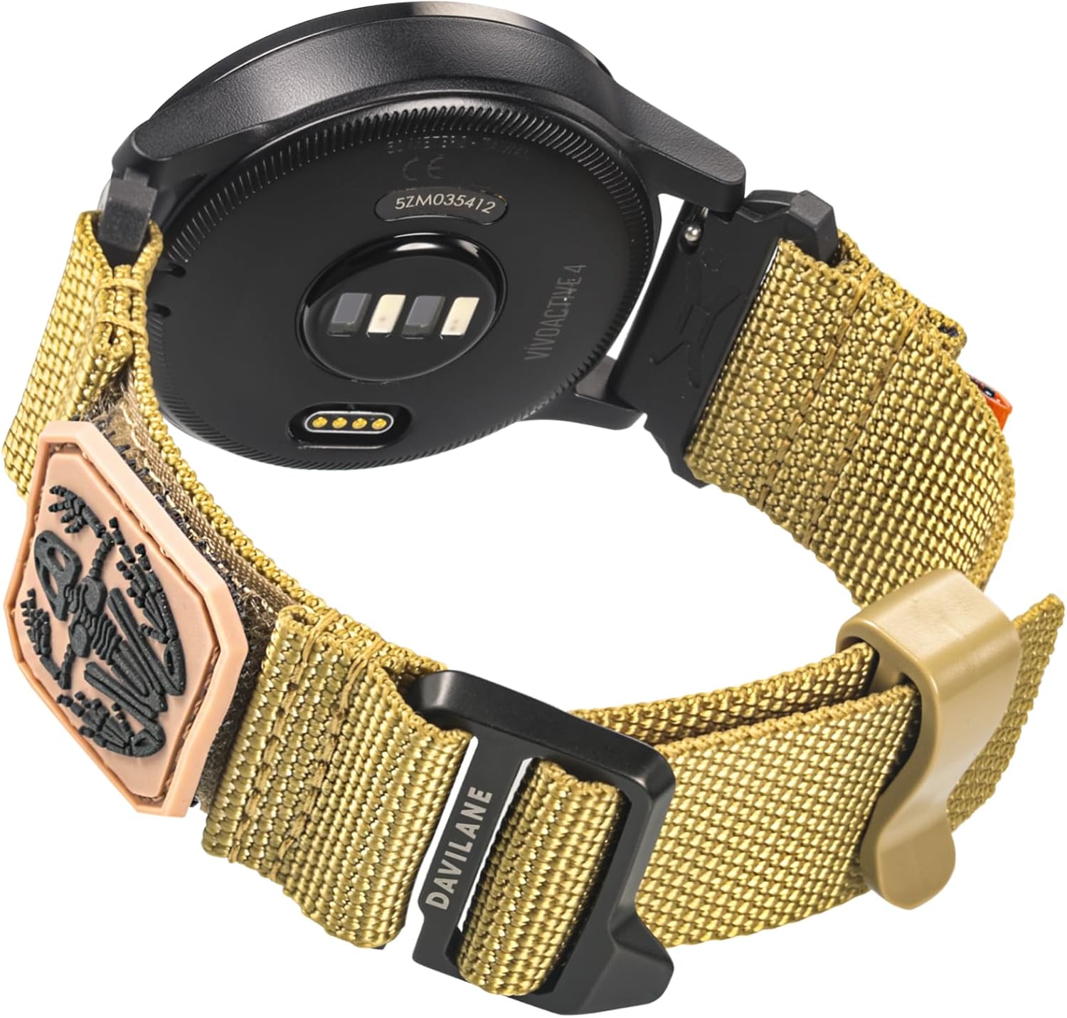 22mm Quick Release Nylon Watch Band Compatible with Amazfit Balance,Vivoactive 4, Carbinox Blaze Round/Blaze S/X-Ranger/Vortex/Vesta/Blaze Square, 9 Peak/9 Peak Pro/5 Peak/Race for Outdoor & Camping
