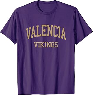 Valencia High School HS Valencia CA Retro Sports T-Shirt