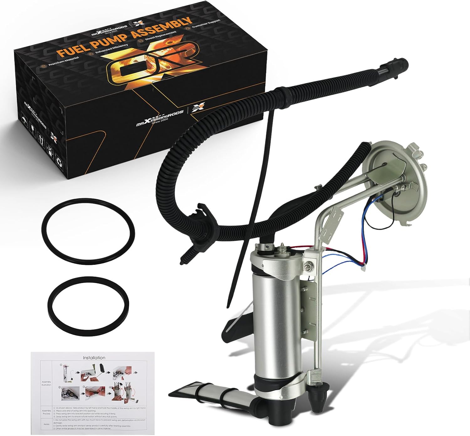 maXpeedingrods Fuel Pump Assembly for Jeep Cherokee Wagoneer 1987-1990 20 Gallon Electric Fuel Pump Module with Sending Unit Replace E7091S SP7091H HP10147