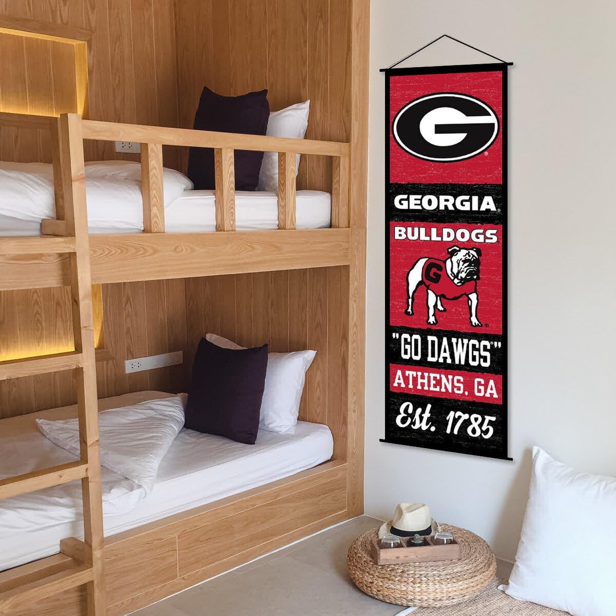 Georgia Bulldogs Banner and Scroll Sign