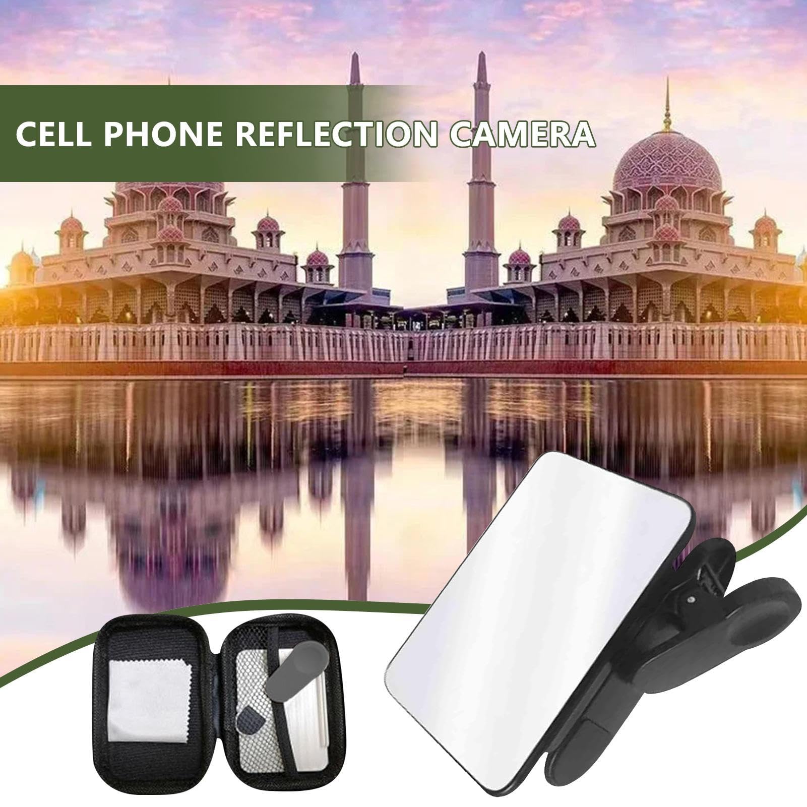 Verstellbares Smartphone Kamera Spiegel Reflexions Clip