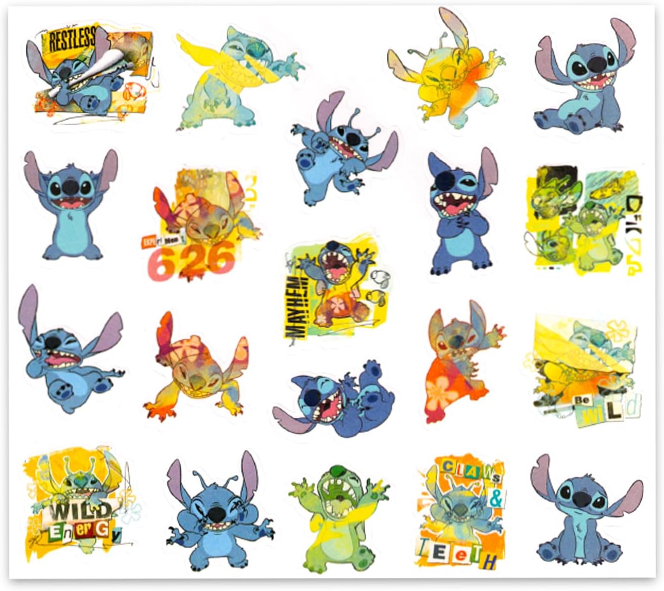 Lilo and Stitch Kids 16 Oz Reusable Cups -Stitch Party Favor 6 Piece Bundle with 16 Oz Cup with Lid and Straw Plus Stickers for Boys and Girls | Stitch Tumbler with Straw - Image 3