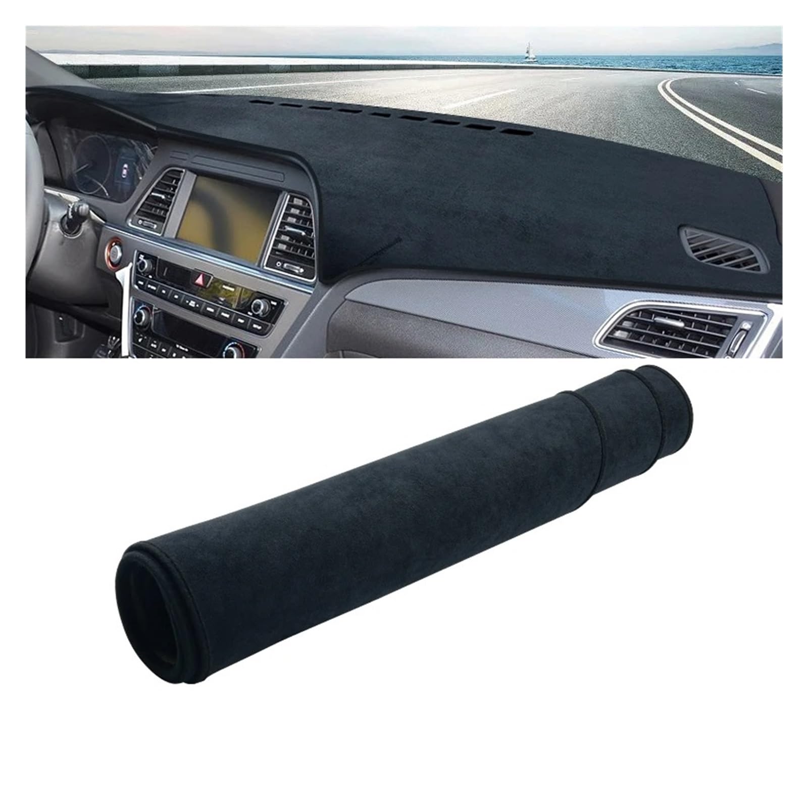 Armaturenbrettabdeckung für Hyundai Sonata LF (2015–2018) – Sonnenschutzmatte, rutschfeste Abdeckung, ideal zum Schutz vor Licht.