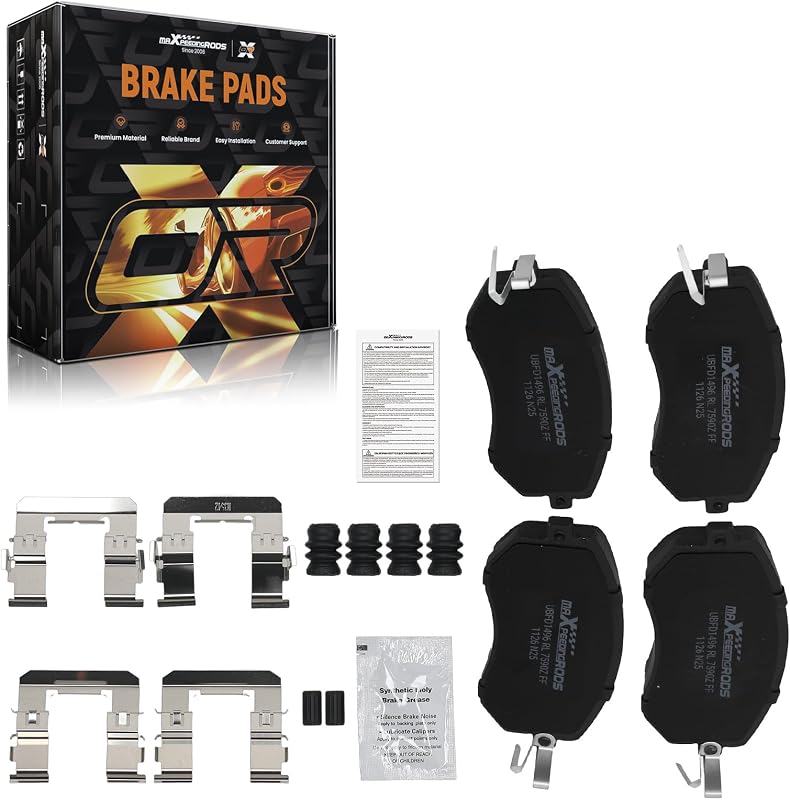 Pastilhas de freio dianteiras cerâmicas maXpeedingrods D1539 para Scion FR-S, Subaru BRZ e Toyota GR86