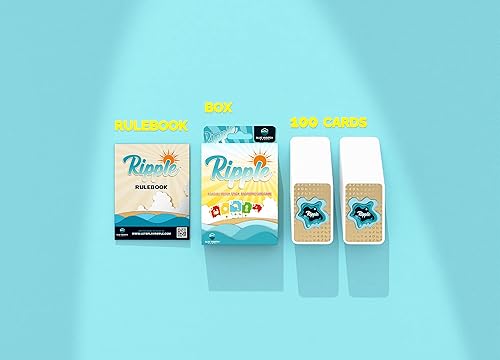 Miniatura 8 de Juego de cartas ondulación combina apila y colecciona combos en tu playa Fácil de aprender y divertido para niños adolescentes y adultos