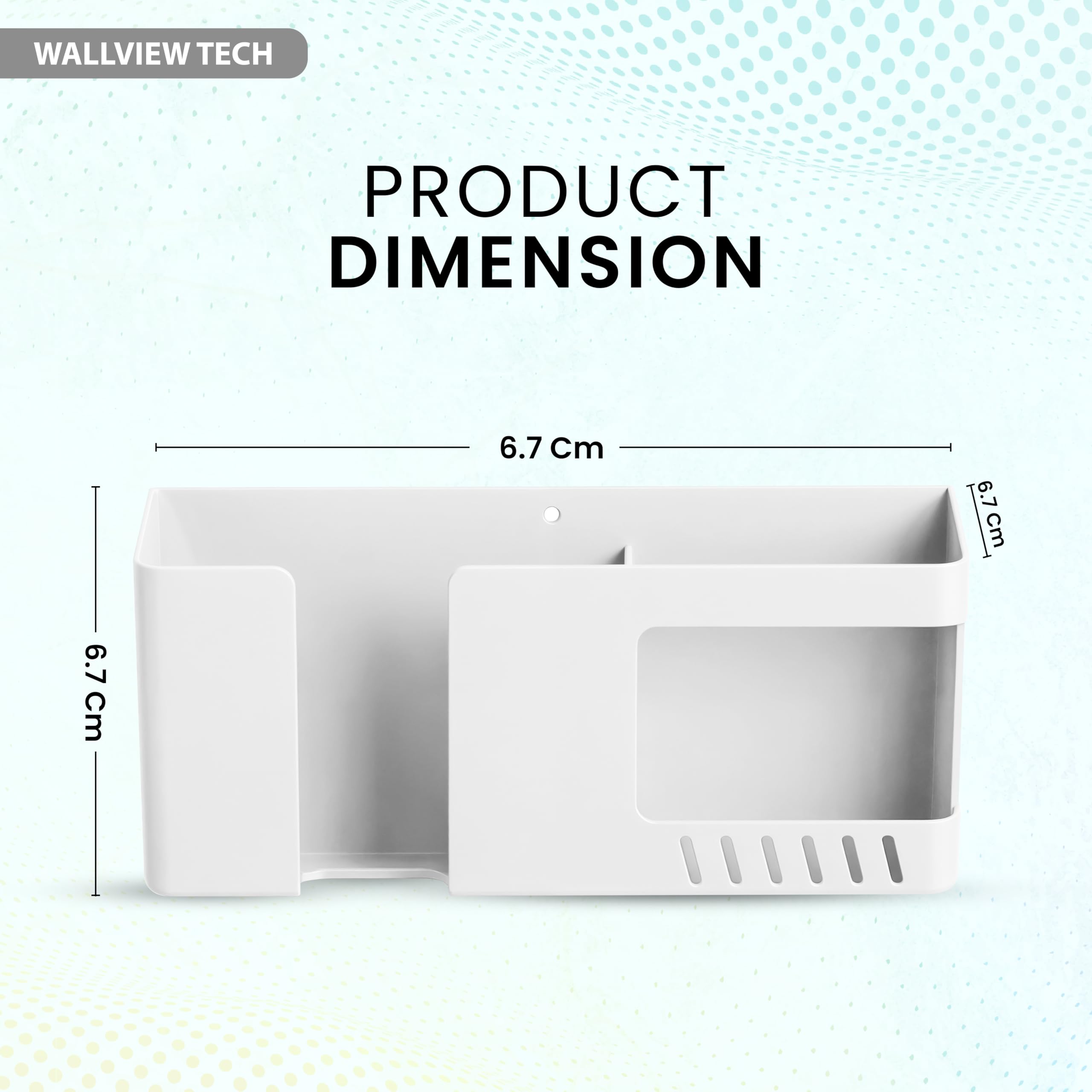 WALLVIEW TECH Wall Mobile Holder Multi-Purpose Mobile Stand for Wall Remote Holder & Mobile Charging Stand,Wall Smartphones Kitchen Organizer Rack Wall Mounted Useful Gadget-(Green) 1