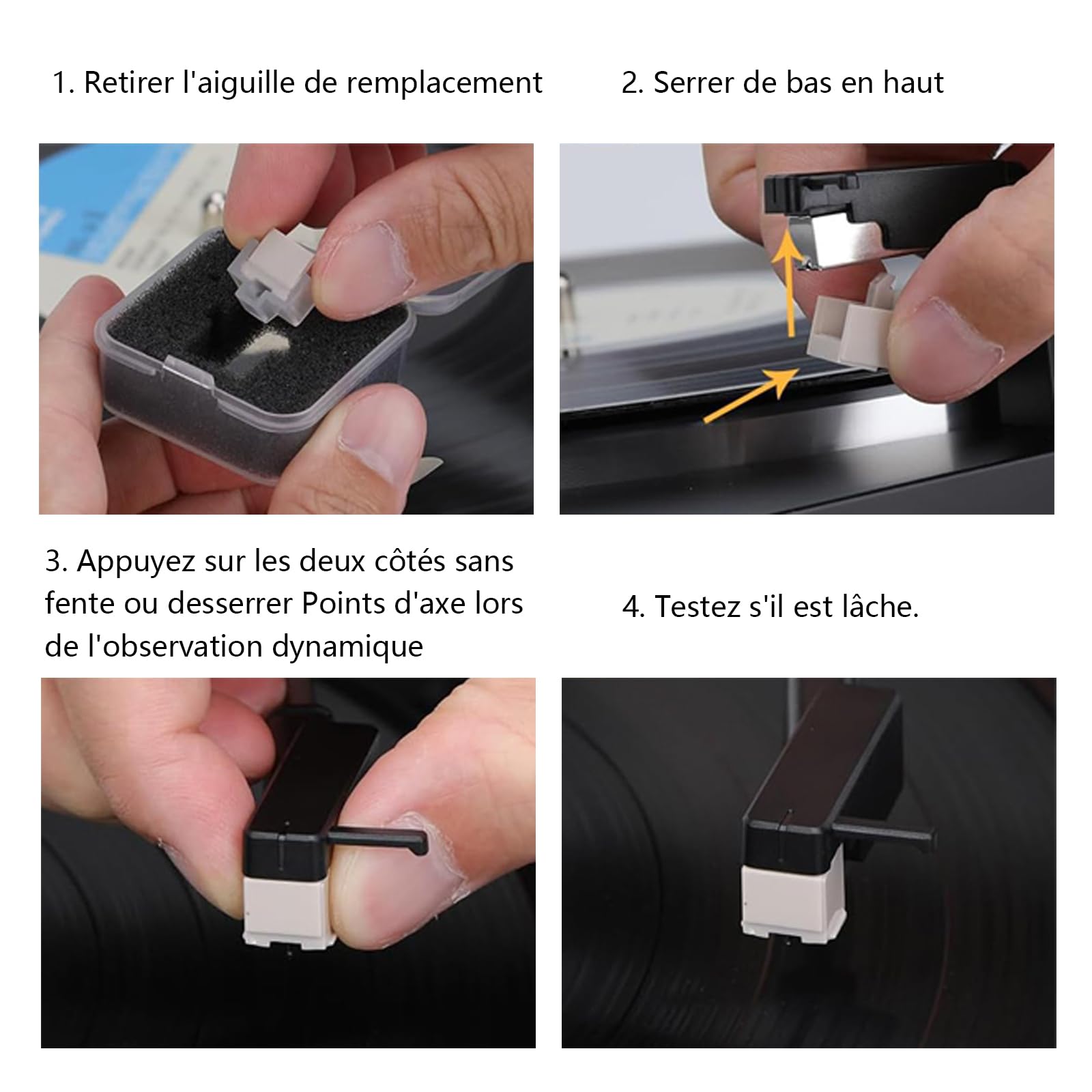 Stylet de Remplacement Compatible AT3600L, Aiguille Diamant pour Platine Vinyle, Accessoire Hi-Fi pour Tourne-Disque LP
