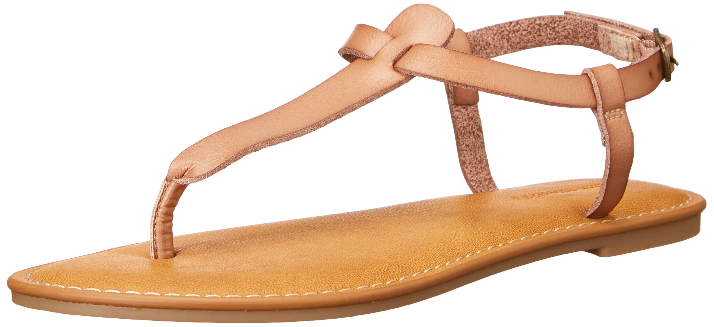 Amazon EssentialsWomen's Casual Thong Sandal with Ankle Strap