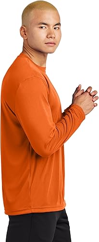 Vista 2 de Clothe Co. Camisa deportiva de manga larga para hombre que absorbe la humedad