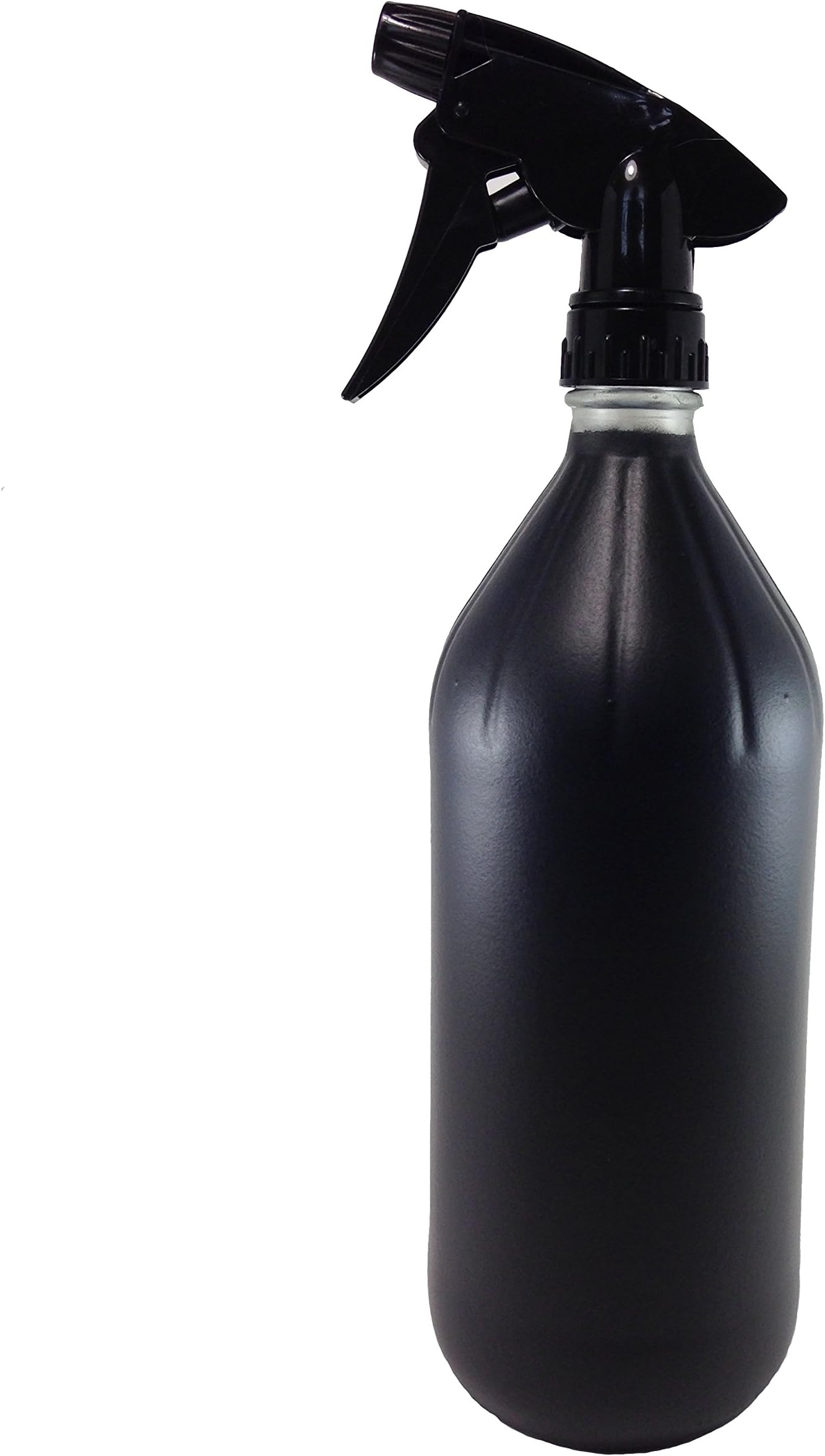 32 Ounce Black Glass Spray Bottle (Opaque Black)