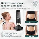 Cellulite Massager Body Sculpting Handheld Cellulite Massager-Cupping Kit with 12 Suction Modes for Arms, Legs, Back Used at Home (Black)