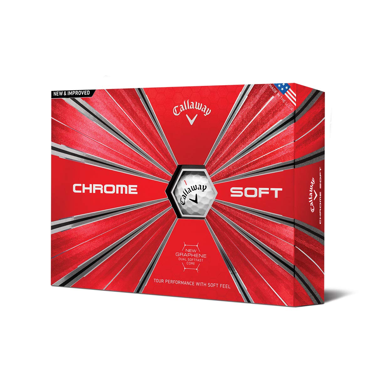 .Callaway Chrome Soft - Individuell Bedruckt mit Ihrem Text Bild oder Logo (12 STK)
