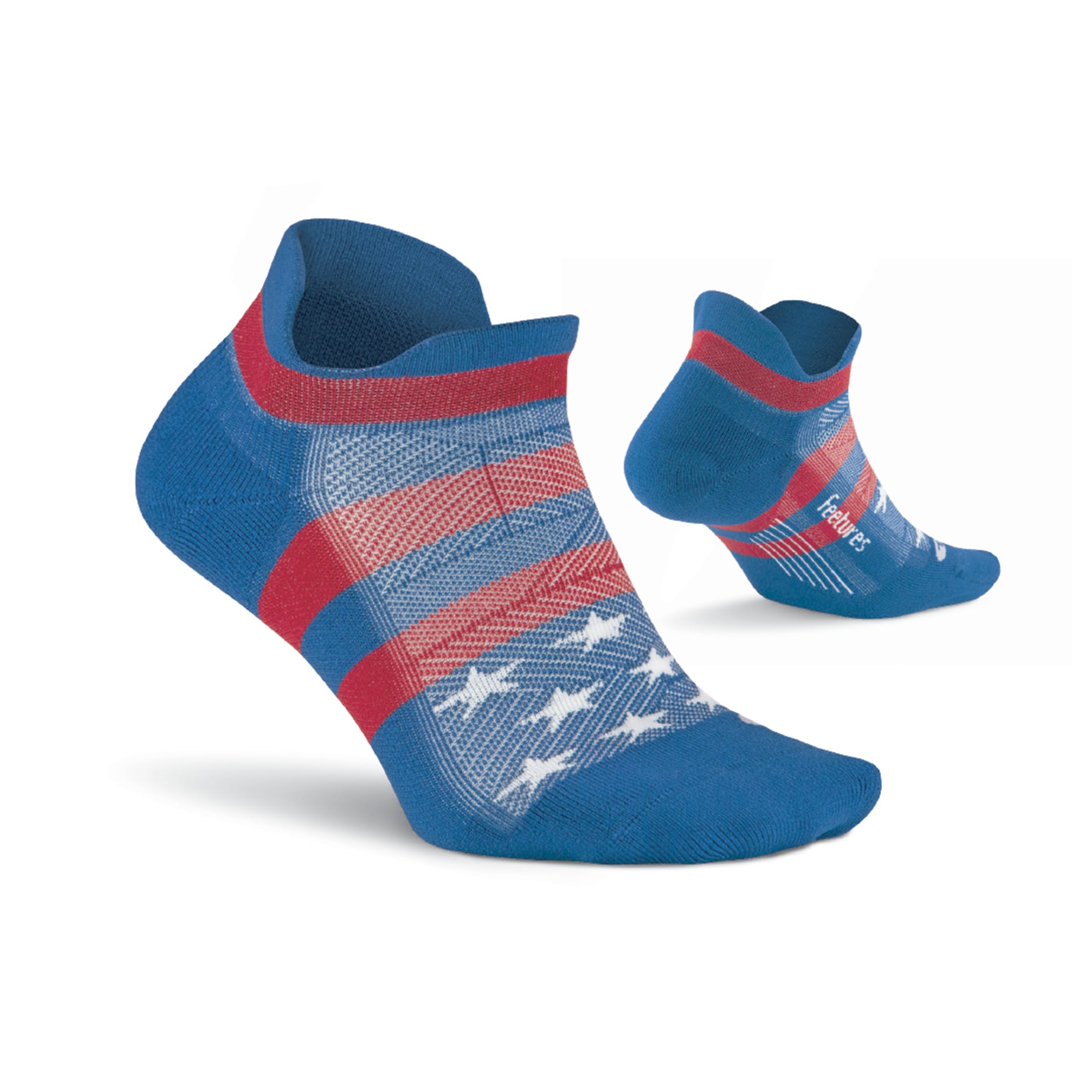 Feetures Elite Light Cushion No Show Tab Sock Wave