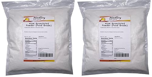 Miniatura 4 de Medley Hills Farm, Alumbre Granulado en Polvo (Alimento) 3.5 libras.