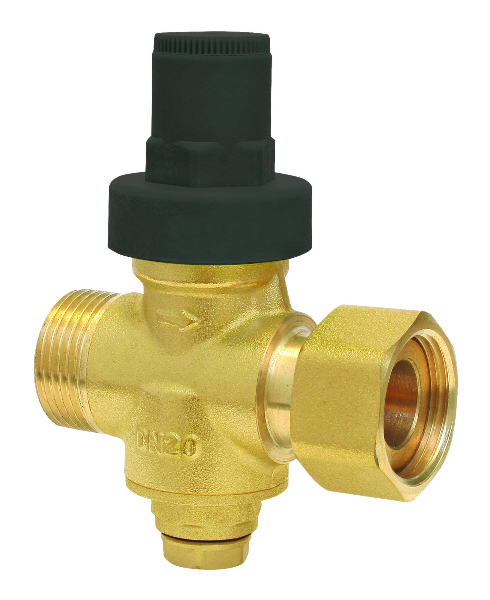 SOMATHERM FOR YOU – Pressure Reducer with Piston – Rotating Nut – Male 20/27 – Gauge Plug on the Bottom – Adjustable Pressure Output by Split Screw – Maximum Input Pressure: 10 Bar-image-6