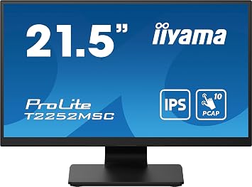 iiyama Prolite T2252MSC-B2 computer monitor 54.6 cm 21.5" 1920 x 1080 Pixels Full HD LCD Touch Display Black
