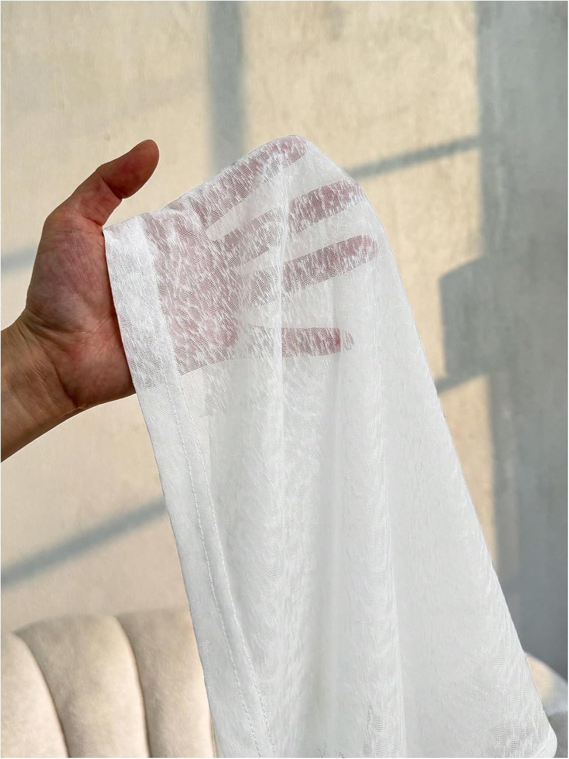 OYOANGLE Women's Sheer Open Back Sports Tank Top Sleeveless Twist Ruched Workout Tops Sleeveless Yoga Shirts - Image 6