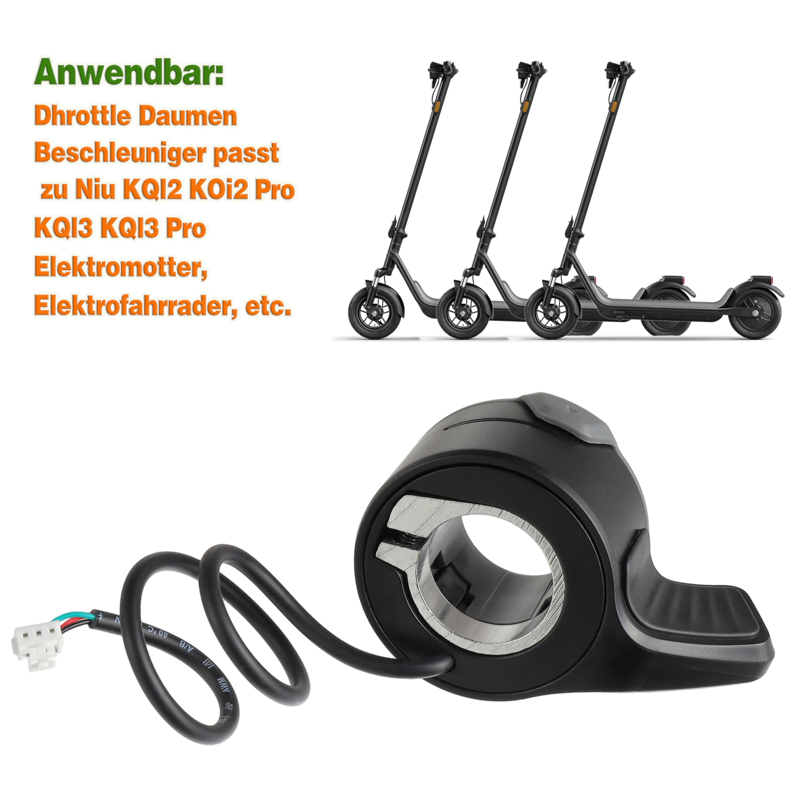 Acelerador de pulgar Bling Bling para patinete eléctrico ABS | en línea