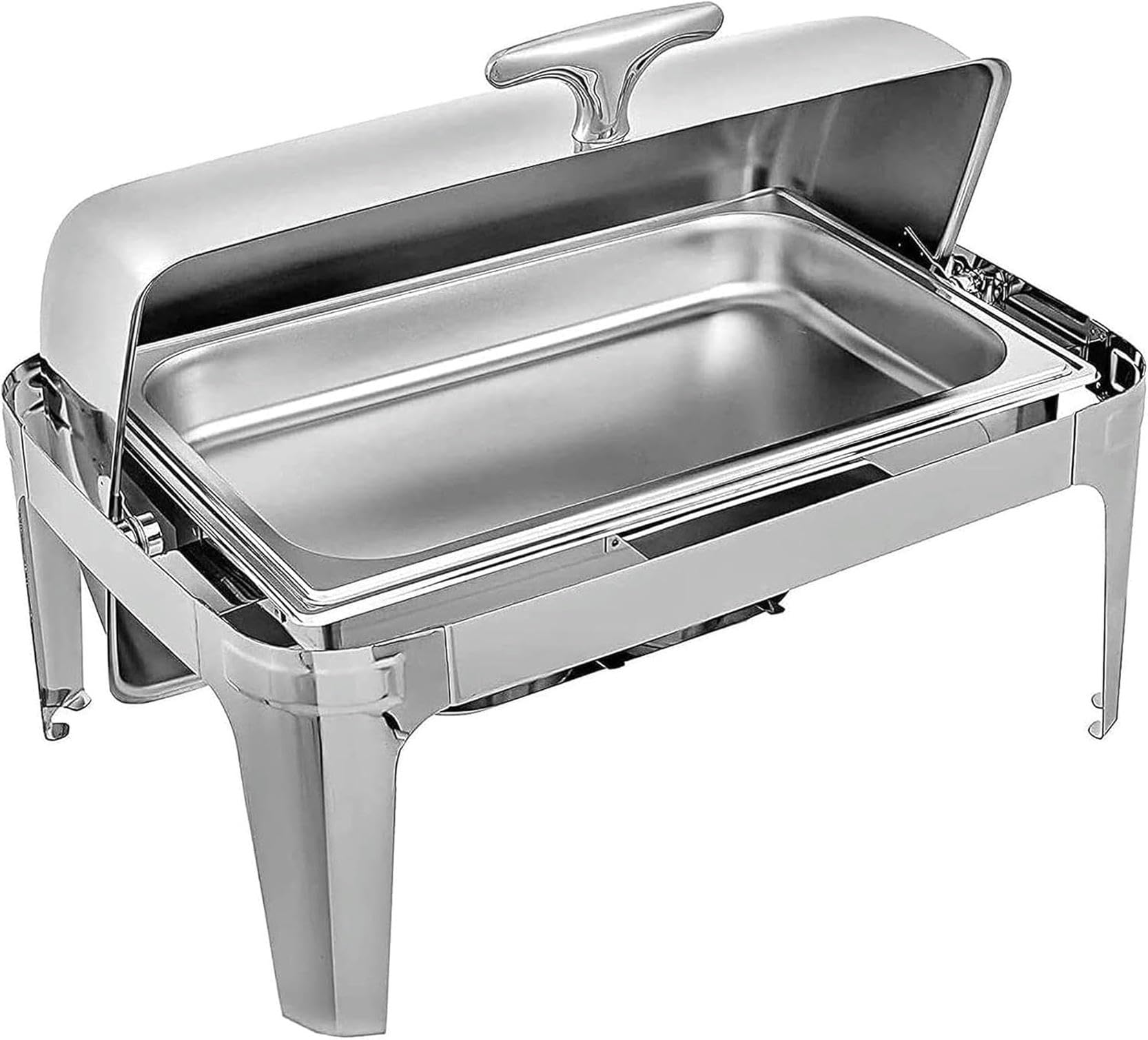 Calentador de Alimentos, Juego de Calentador de Alimentos, Calentador de Alimentos de Acero Inoxidable de 9 litros para Buffet, Juego Profesional de Calentador de a,