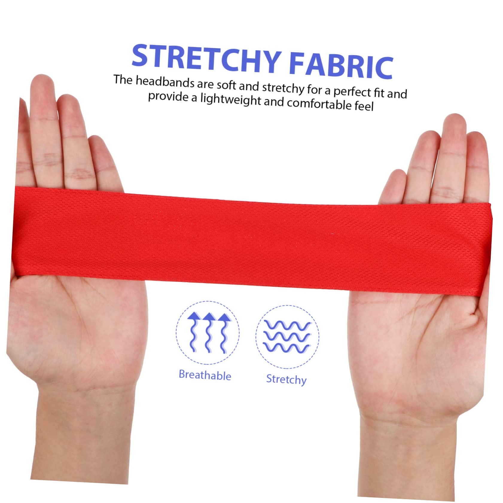 Happyyami 10pezzi Fasce Sportive Regolabili Per Uomini e Donne Design Assorbe Sudore Per Tennis Corsa e Attività Fisica Resistente