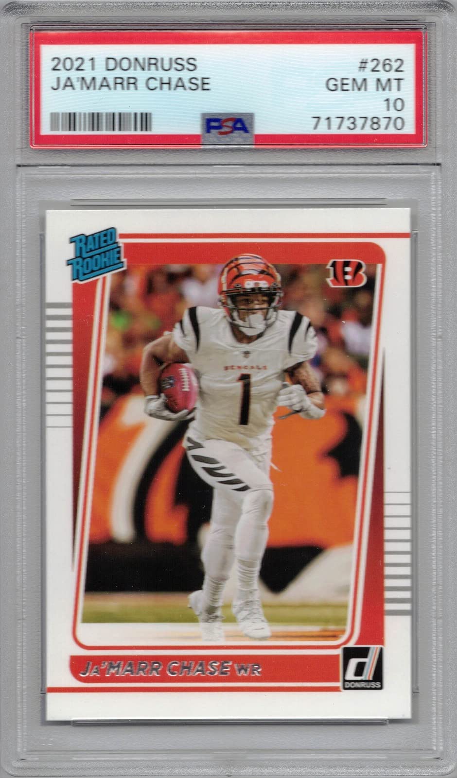 Amazon.com: 2021 Panini Donruss Football #262 Ja'Marr Chase Rookie