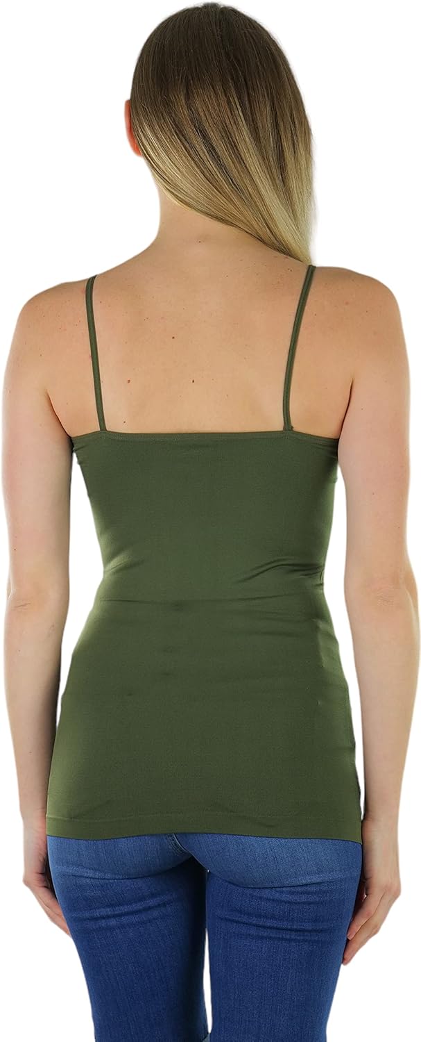 ToBeInStyle Women's Stretch Layering Scoop Neck Camisole Tanks & Camis - Image 2