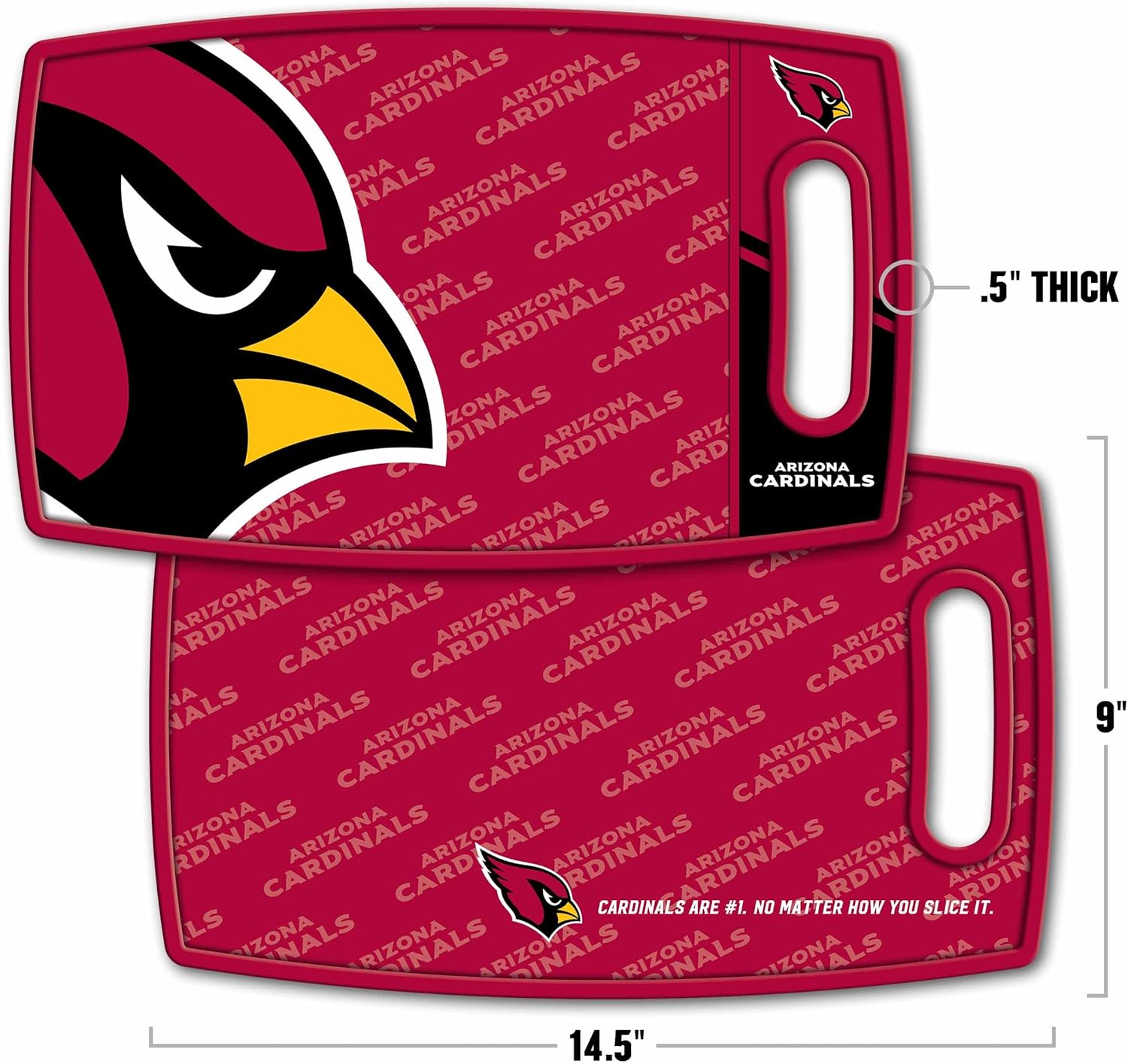 YouTheFan NFL Arizona Cardinals Logo Series Cutting Board - Image 2