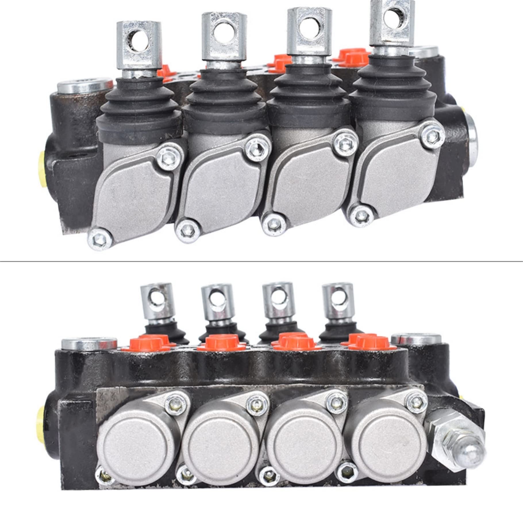 4-Spulen-Hydraulik-Wegeventil mit 11 gpm, 3625 psi SAE-Anschlüsse, doppeltwirkendes Hydraulikventil mit Joystick