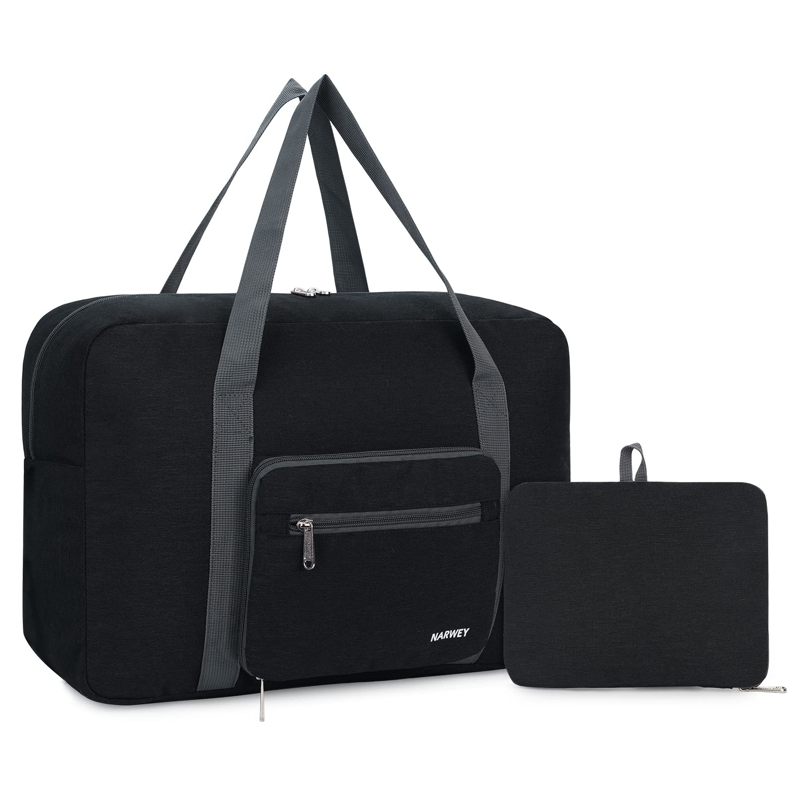 NarweyFor Spirit Airlines Foldable Travel Duffel Bag Tote Carry on Luggage for Women and Girls