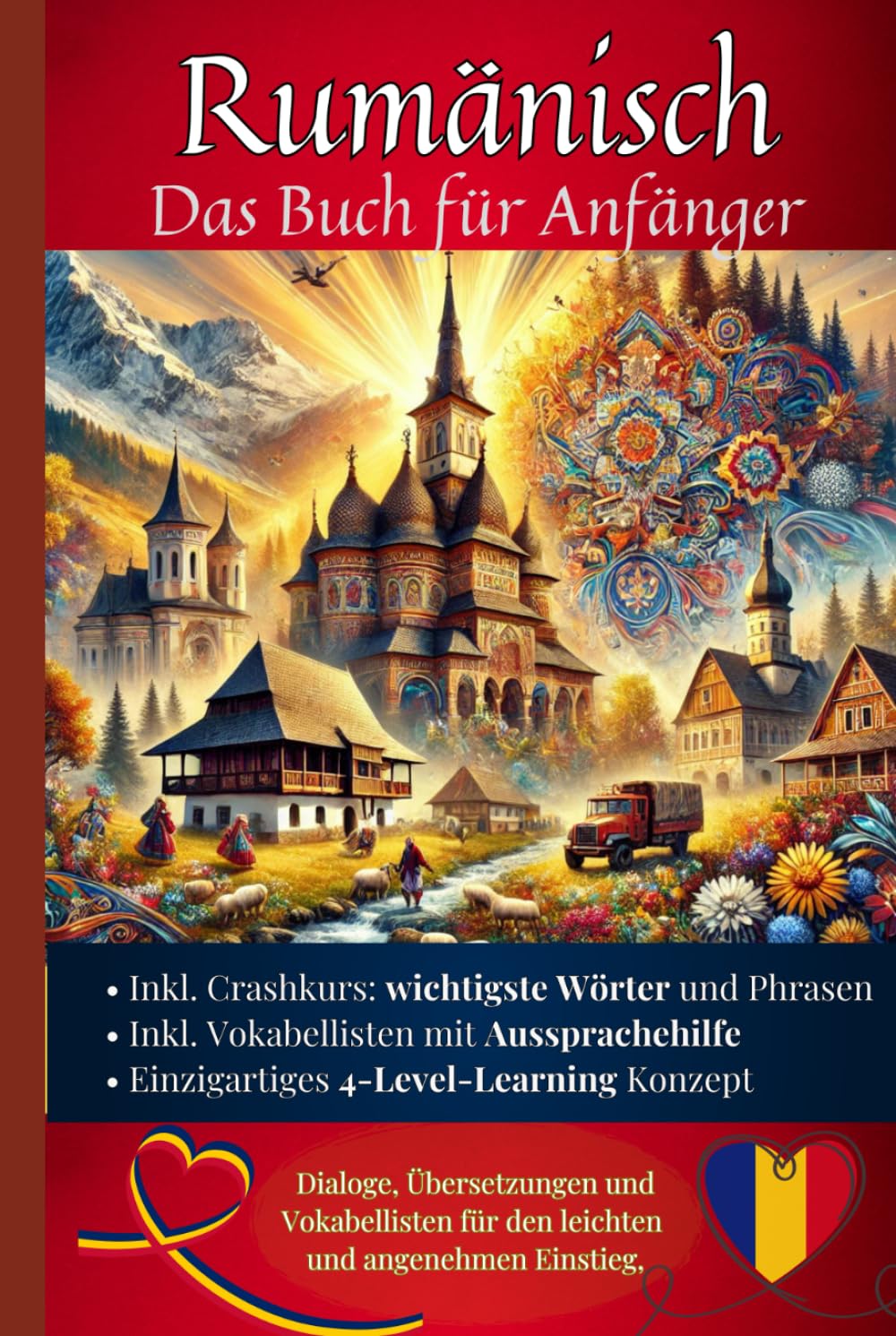 Rumänisch: Das Buch für Anfänger: Rumänisch lernen mit Hilfe von Dialogen, Übersetzungen und Vokabellisten (Rumänisch - Die Lernbuchreihe!! So geht Sprachenlernen heute :))