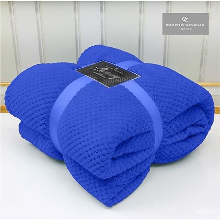 electric blue throw