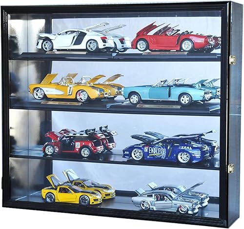 Vitrina de coche modelo fundido a escala 118 (negro)