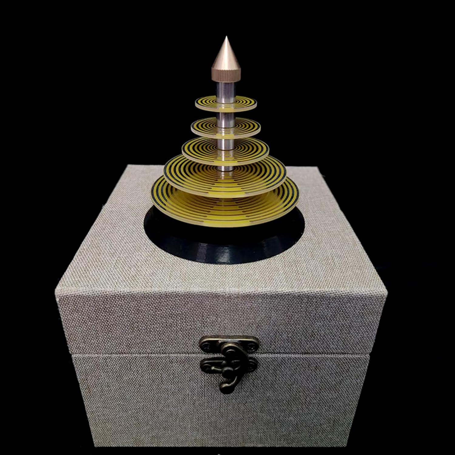 MWO Multi-Wave Oscillator, Tesla Polarizing Disk, 5-Layer Design, Crystal Charging & EMF Harmonizer, Energy Field Generator for Home & Meditation
