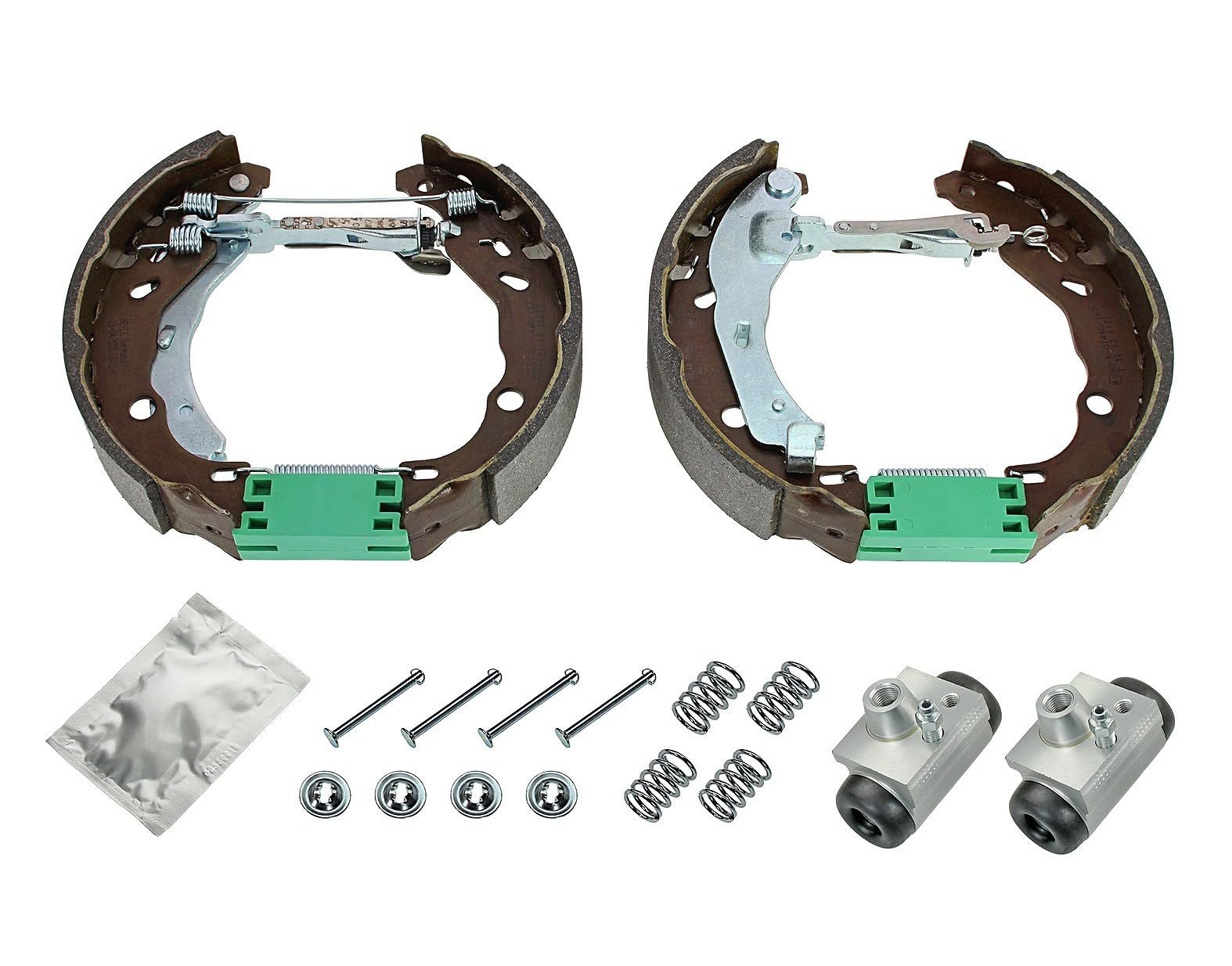 MEYLE Jeu de mâchoires de frein 16-145330020 | Compatible avec: CITROËN C2, C3 I, C3 Pluriel, DACIA LOGAN, SANDERO, SANDERO II, PEUGEOT 1007, RENAULT CLIO II