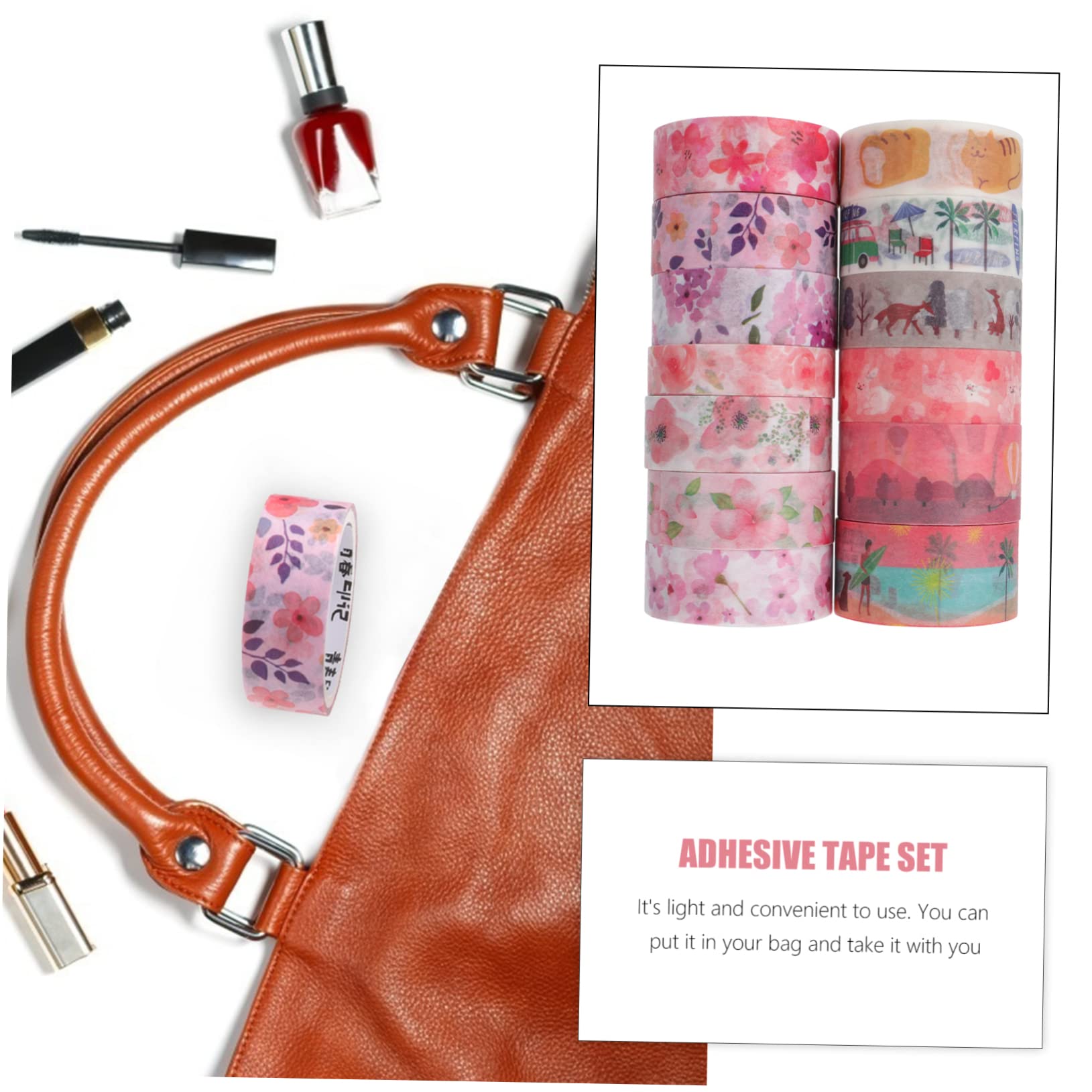 NUOBESTY 39rollen Washi Tape Set Dekorative Klebebänder Für Scrapbooking Und Journaling Leicht Reißbar Für Kreative Bastelprojekte